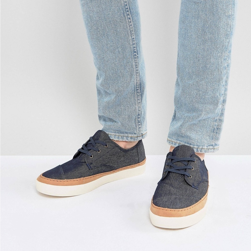 TOMS Paseo Trainers in Navy